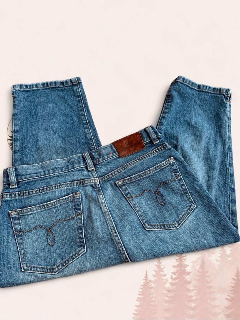 Y2K Ralph Lauren Jeans Co. Cropped Jeans | Size 4 Petite | Medium Wash